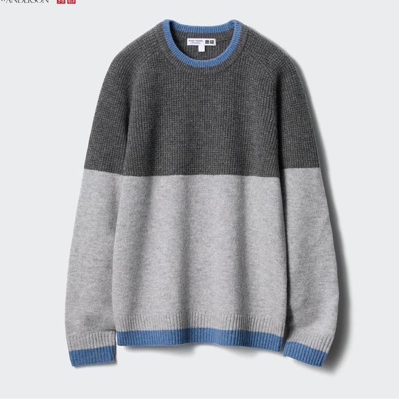 Uniqlo Roger Federer JW Anderson Premium Lambswool Crew Sweater